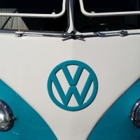 Car Show Orange County - VW Bus in San Clemente